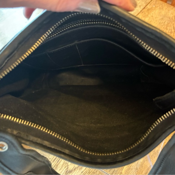 Vintage Coach Black Leather 9966 Legacy Zip Shoulder Bag - Picture 12 of 15